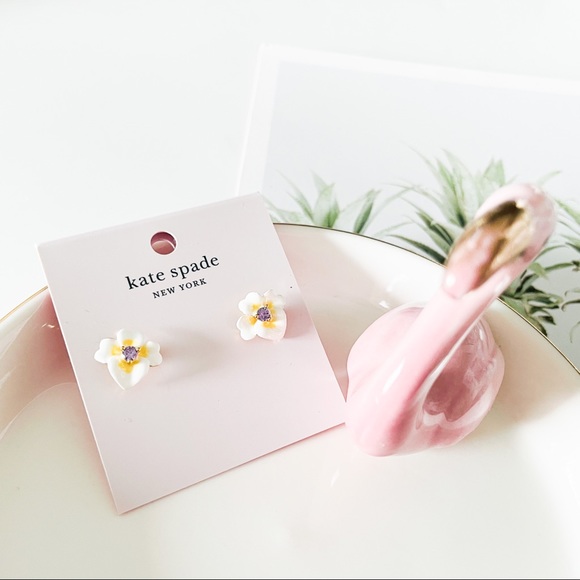 Kate Spade Precious Iris Stud Earrings